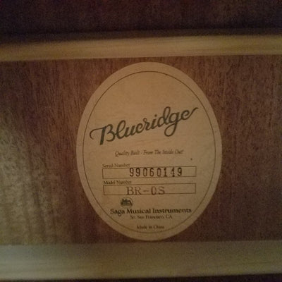 Blueridge BR-OS Acoustic Guitar