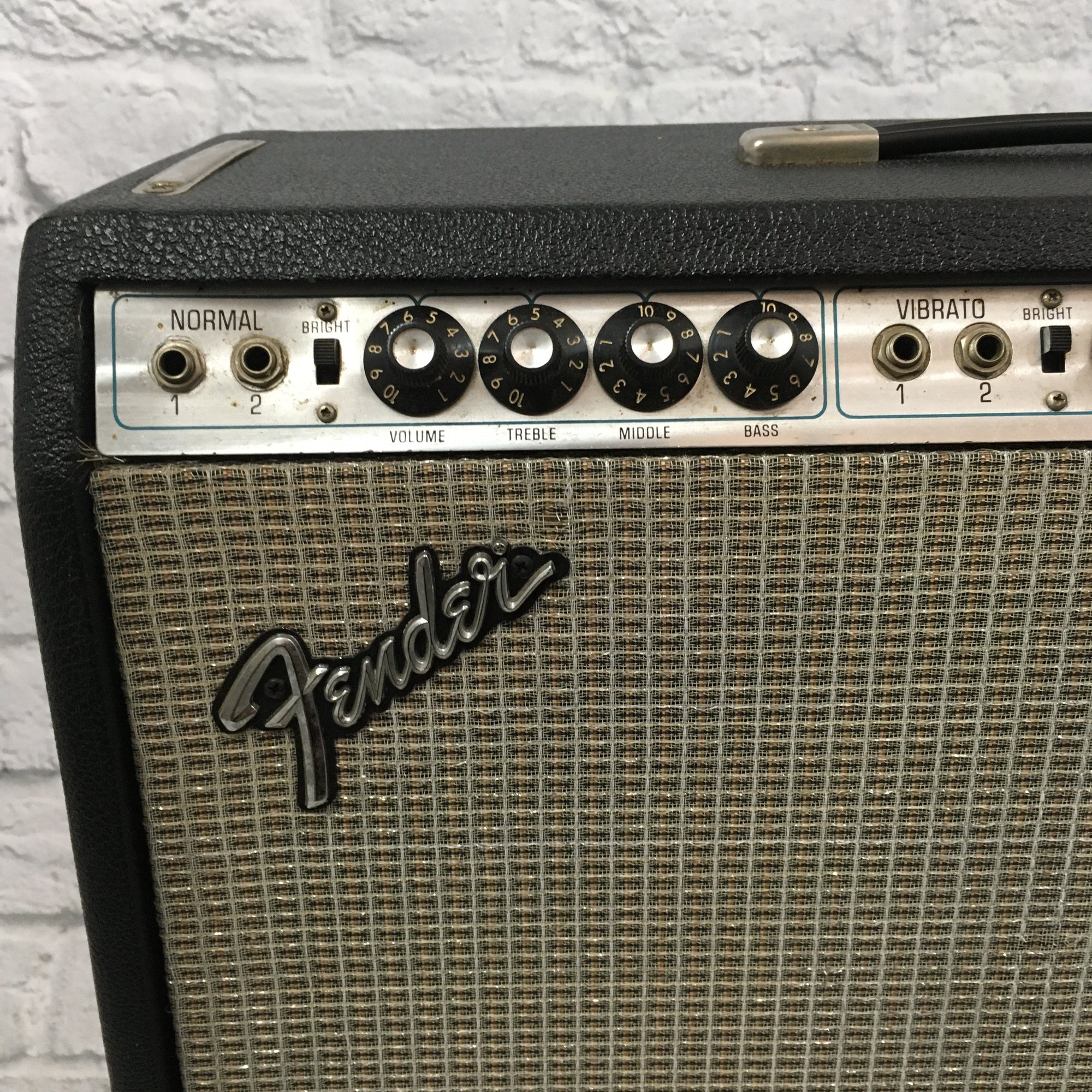 1976 Fender Twin Reverb "Silverface" Combo Amp w/ Original Cover