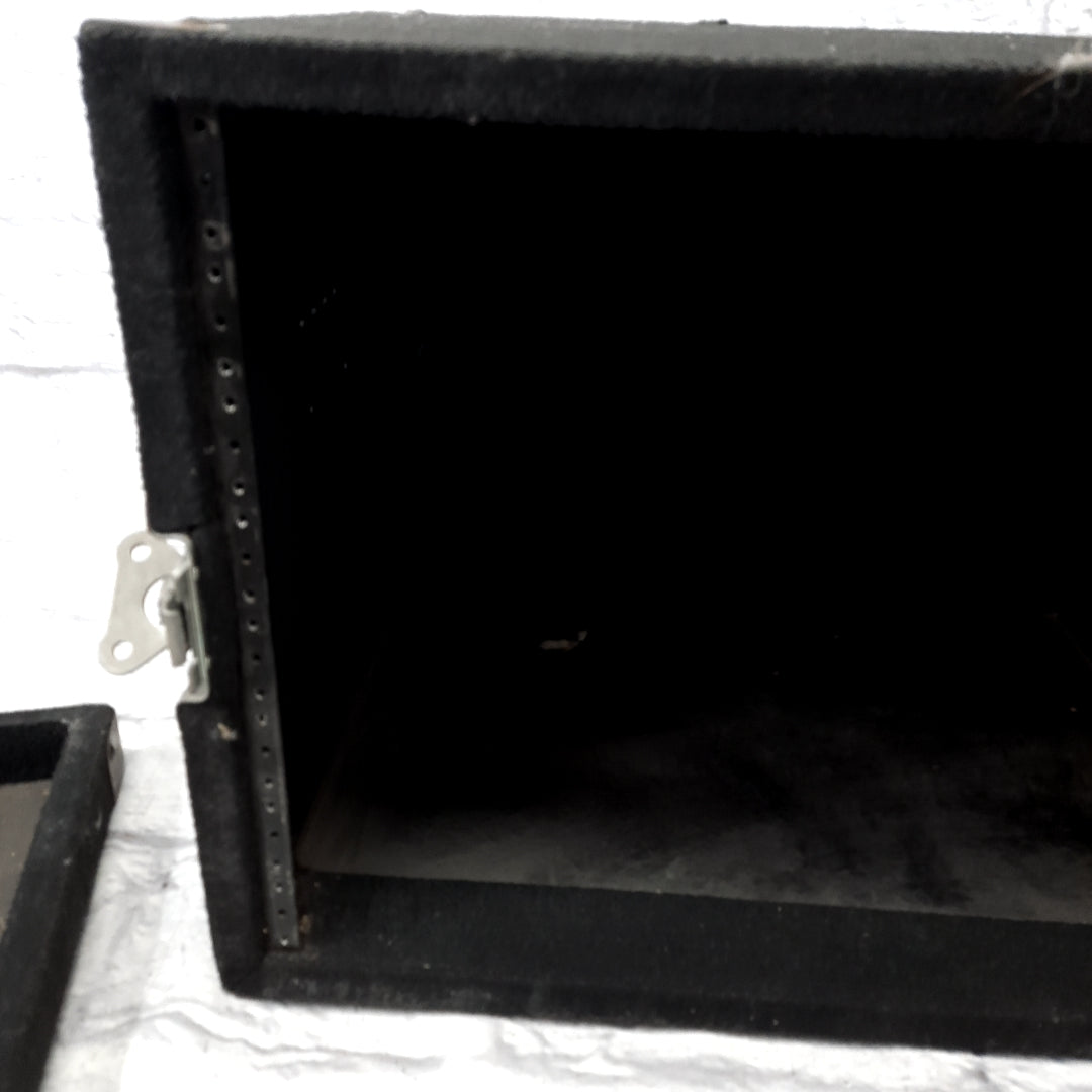 Grundorf 8U Black Carpeted Rack Case