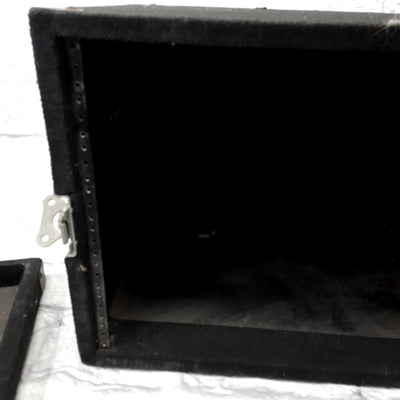 Grundorf 8U Black Carpeted Rack Case