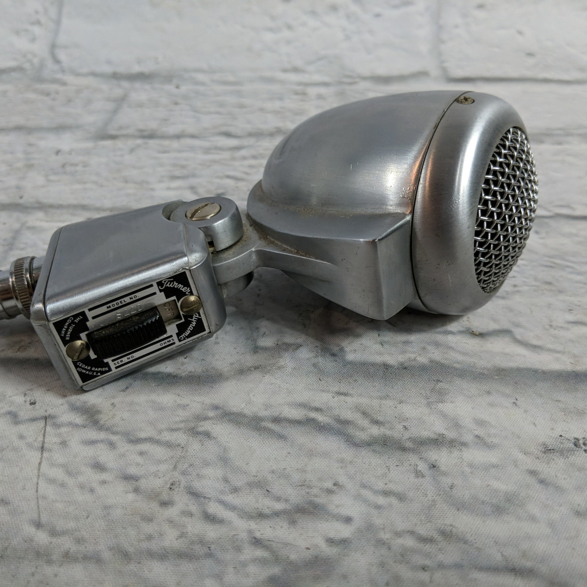 Turner Dynamic S22D 1950s Chrome Microphone