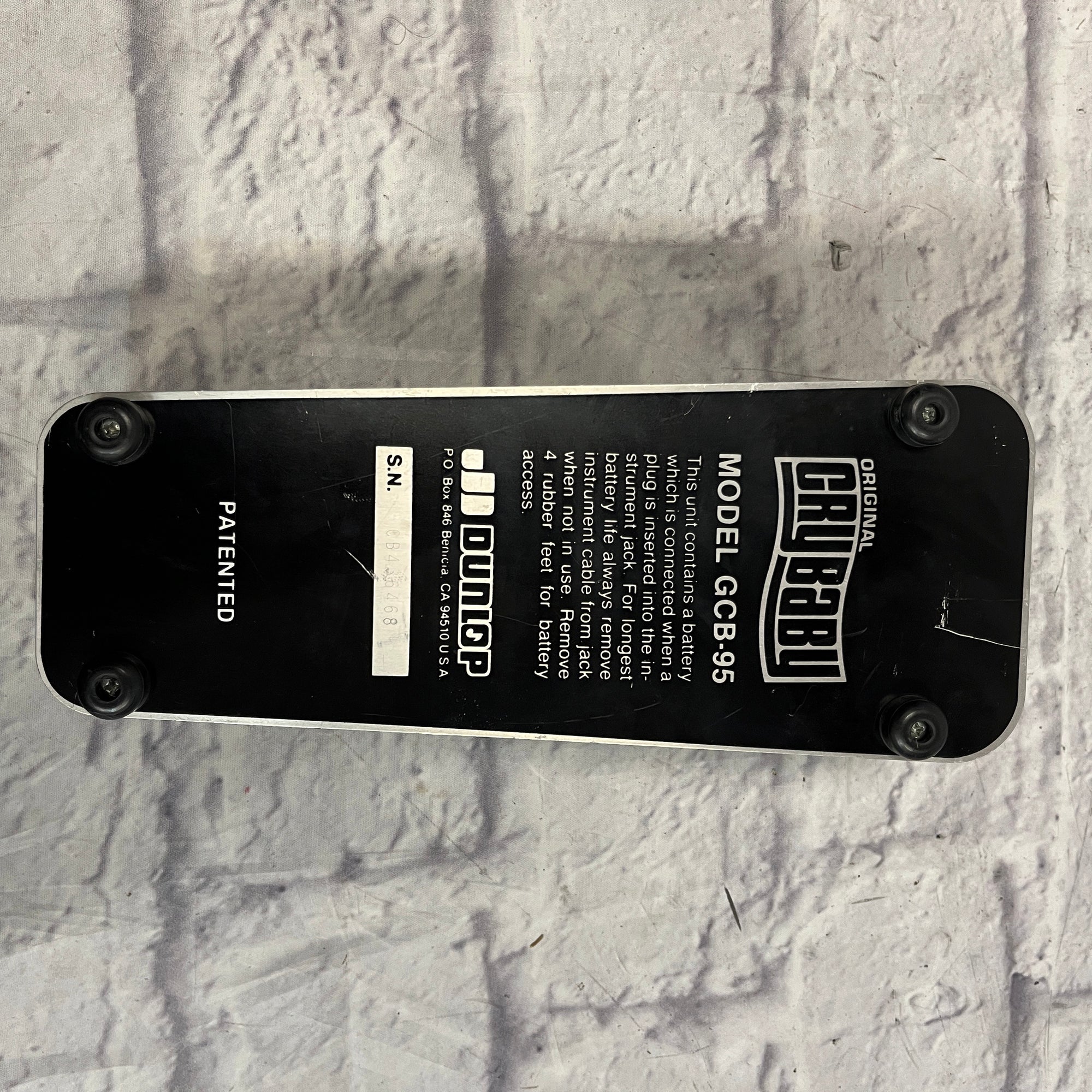 Dunlop GCB95 Crybaby Wah Pedal