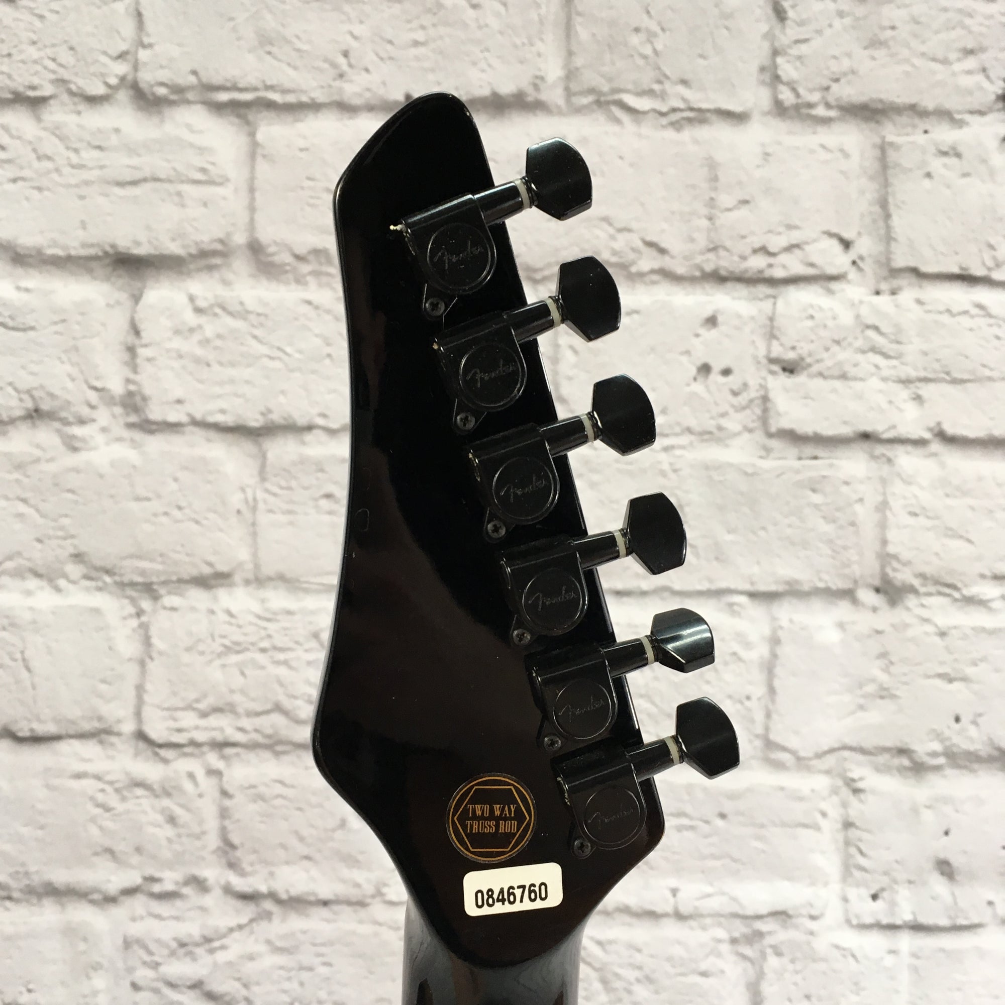 Unknown Black Strat Style Electric Guitar
