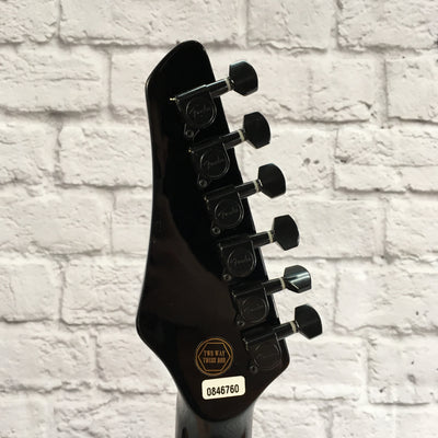 Unknown Black Strat Style Electric Guitar
