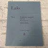 Lalo: Symphony Espagnole Opus 21 for Violin and Piano URTEXT Sheet Music Book