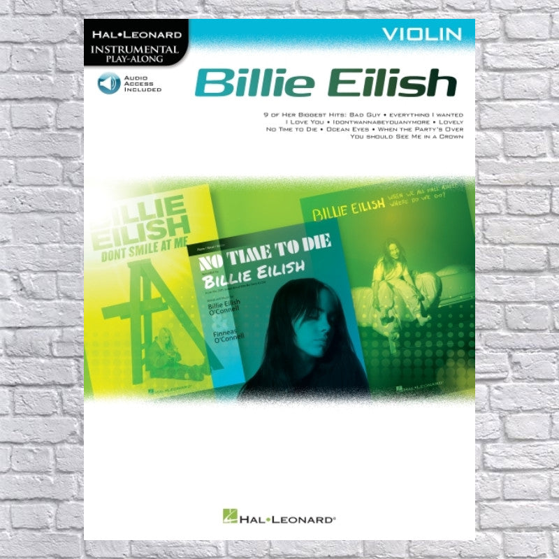 Billie Eilish Instrumental Play-Along Book/Online Audio for Violin: Violin Instrumental Play-Along Pack (Other)