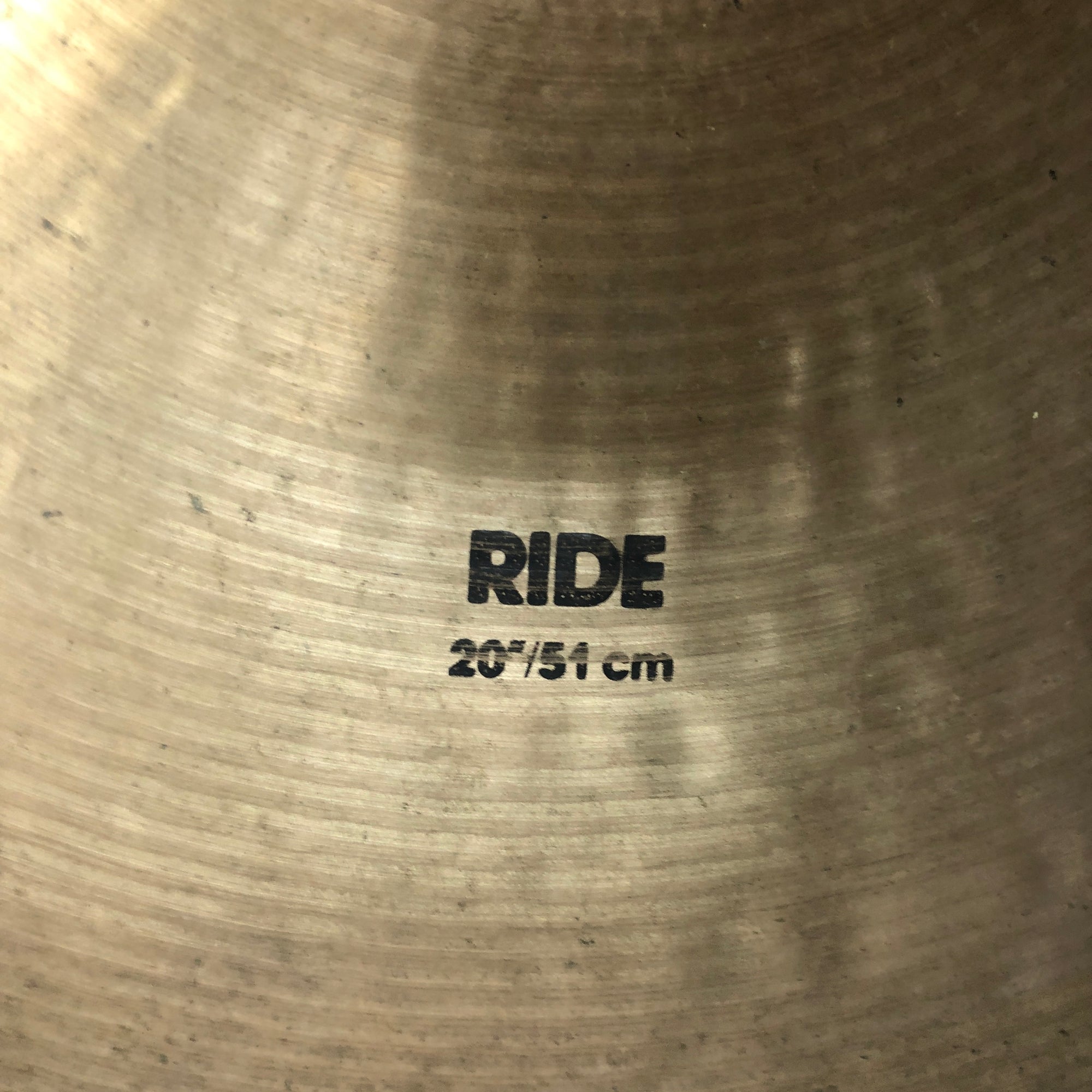 Zildjian 20 K Ride Cymbal with Rivet Holes