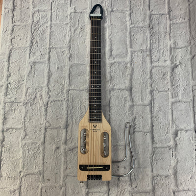 Traveler Ultra-Light Natural Electric Guitar w/ leg rest