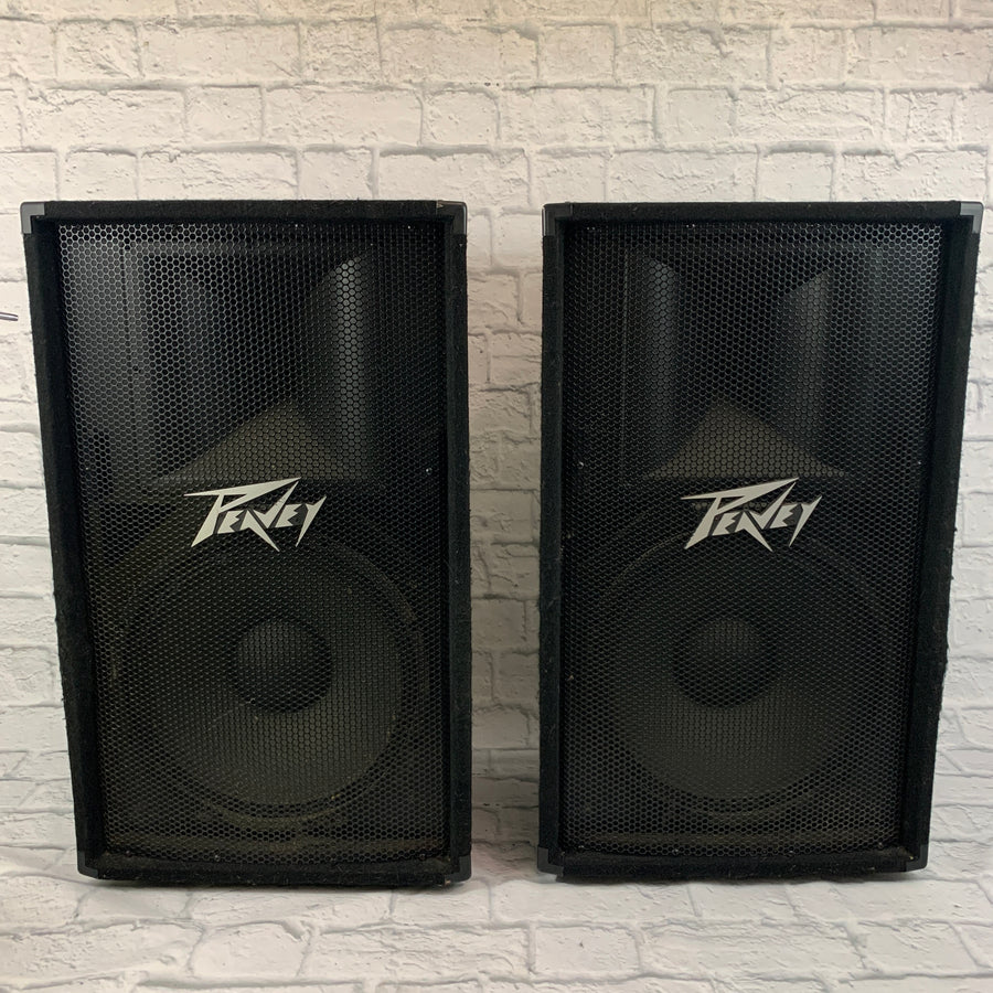 Peavey PV115 Speaker Pair w/ Stands