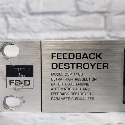 Behringer Feedback Destroyer Pro DSP1124P 24-bit Dual-Engine Automatic Feedback Suppressor/Parametric EQ