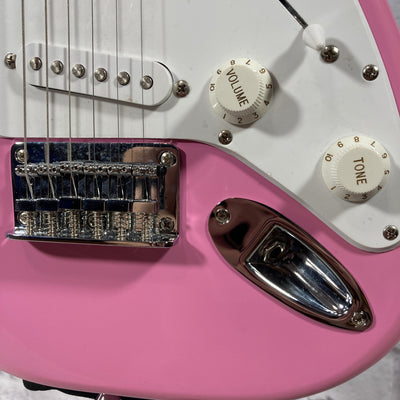 Squier Mini Pink Stratocaster Electric Guitar