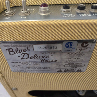 Fender Blues Deluxe Reissue 2-Channel 40-Watt 1x12" Guitar Combo