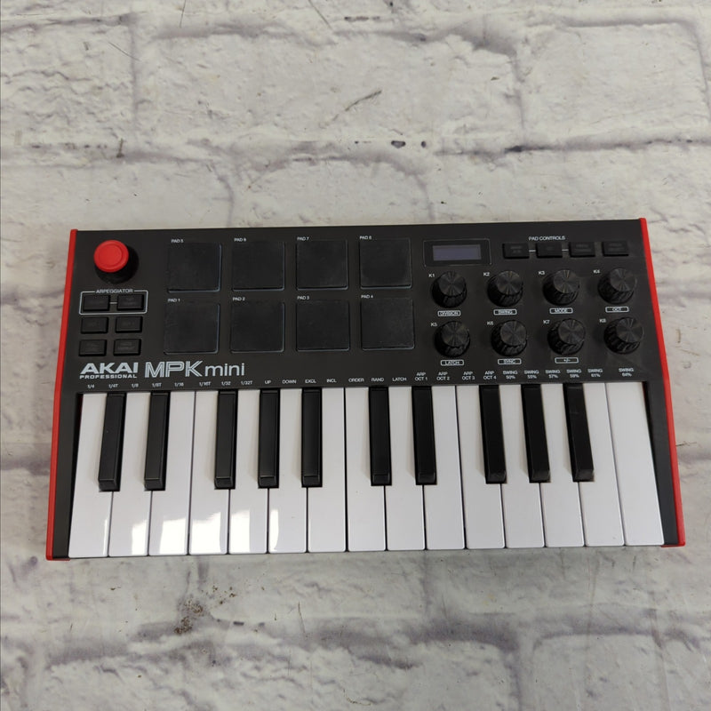Mpk Mini Red Akai MPK Mini MK3 25 Key Controller Red - Evolution Music