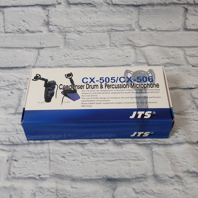 JTS CX506 Cardioid Condenser Microphone for Drums & Percussion