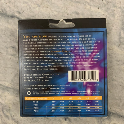 Everly 7012 12-54 Acoustic Guitar Strings