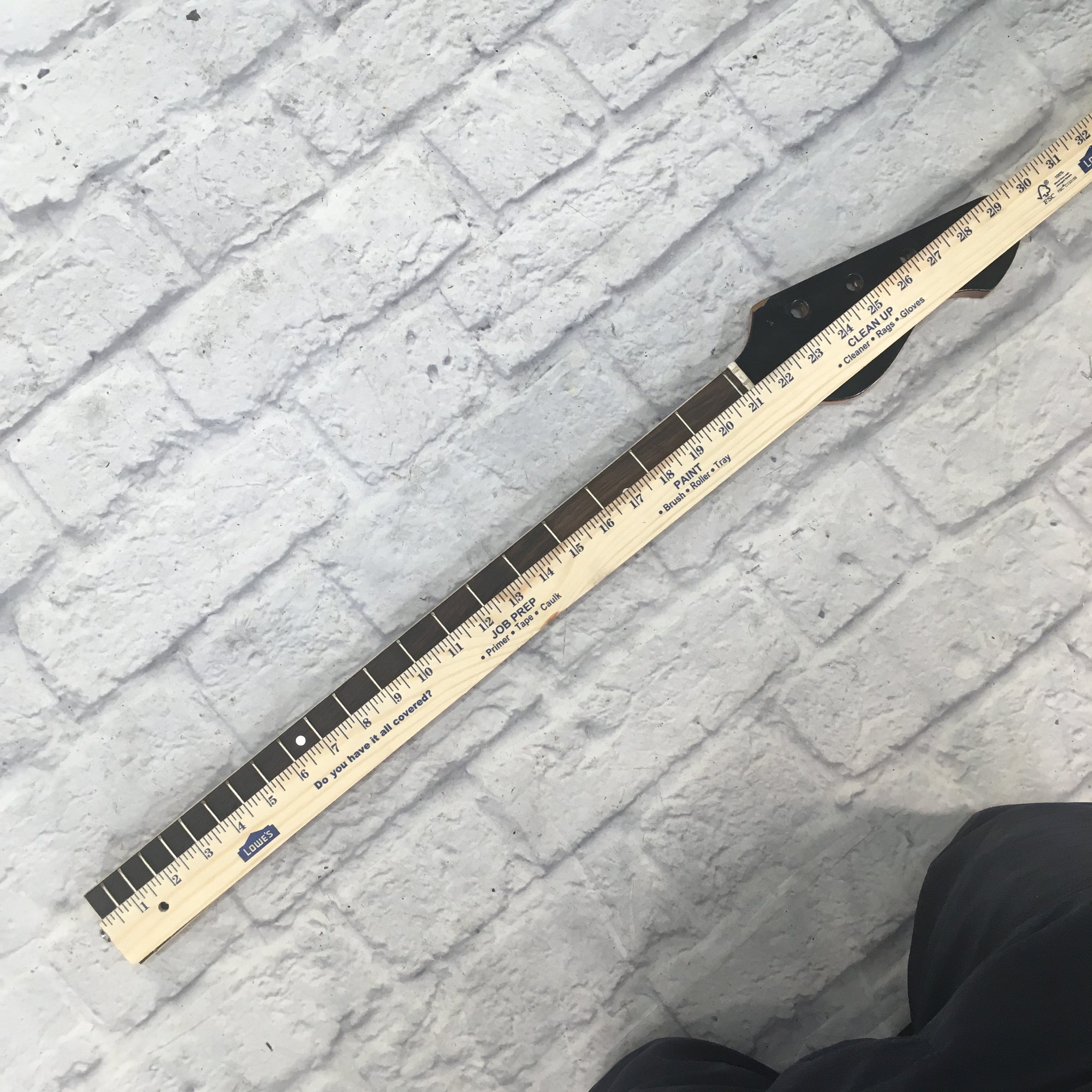 Vintage 1960s Short Scale Bass Guitar Neck (A) Rosewood Fretboard Made in Japan