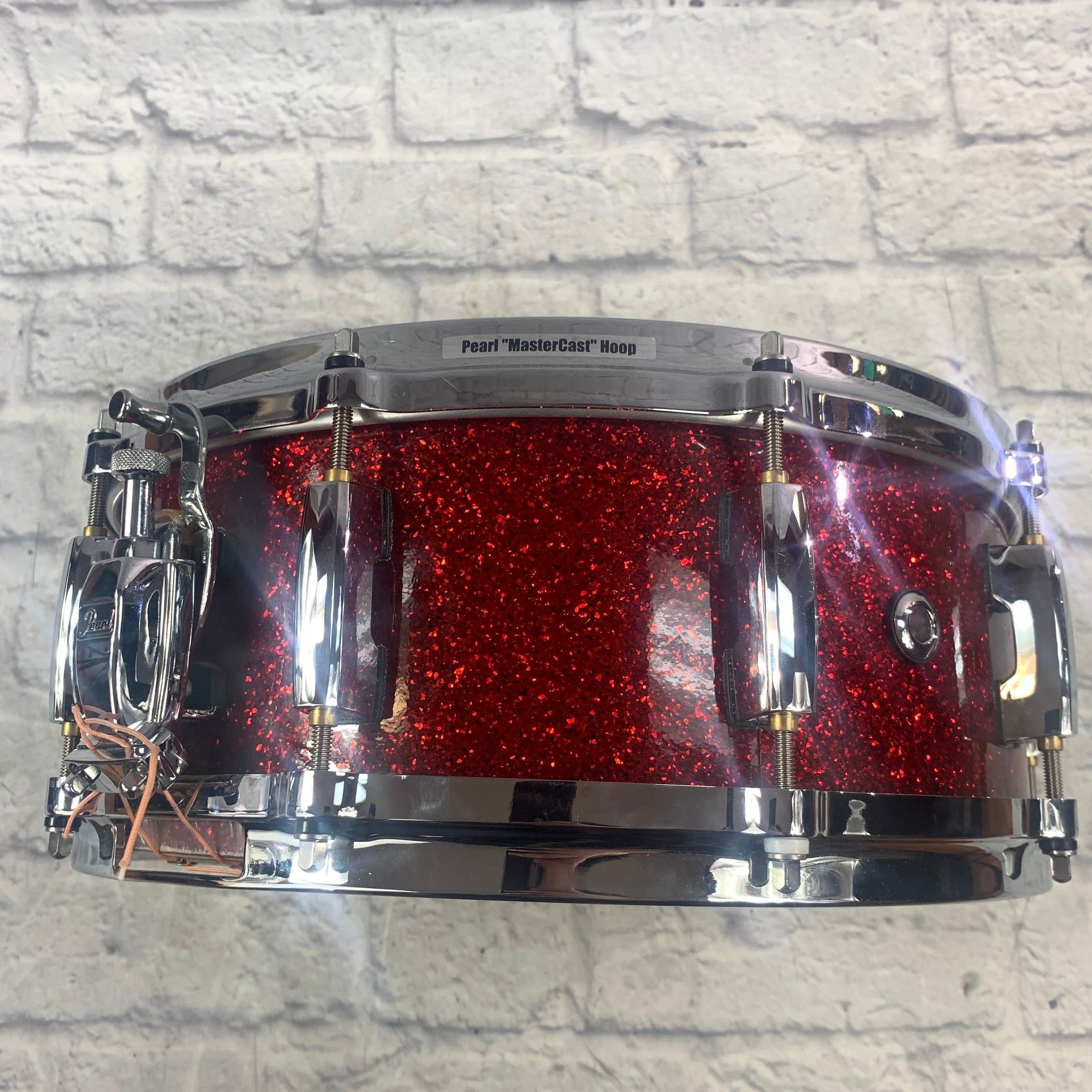 Pearl Masters Studio Birch Snare Red Sparkle 14 - Evolution Music