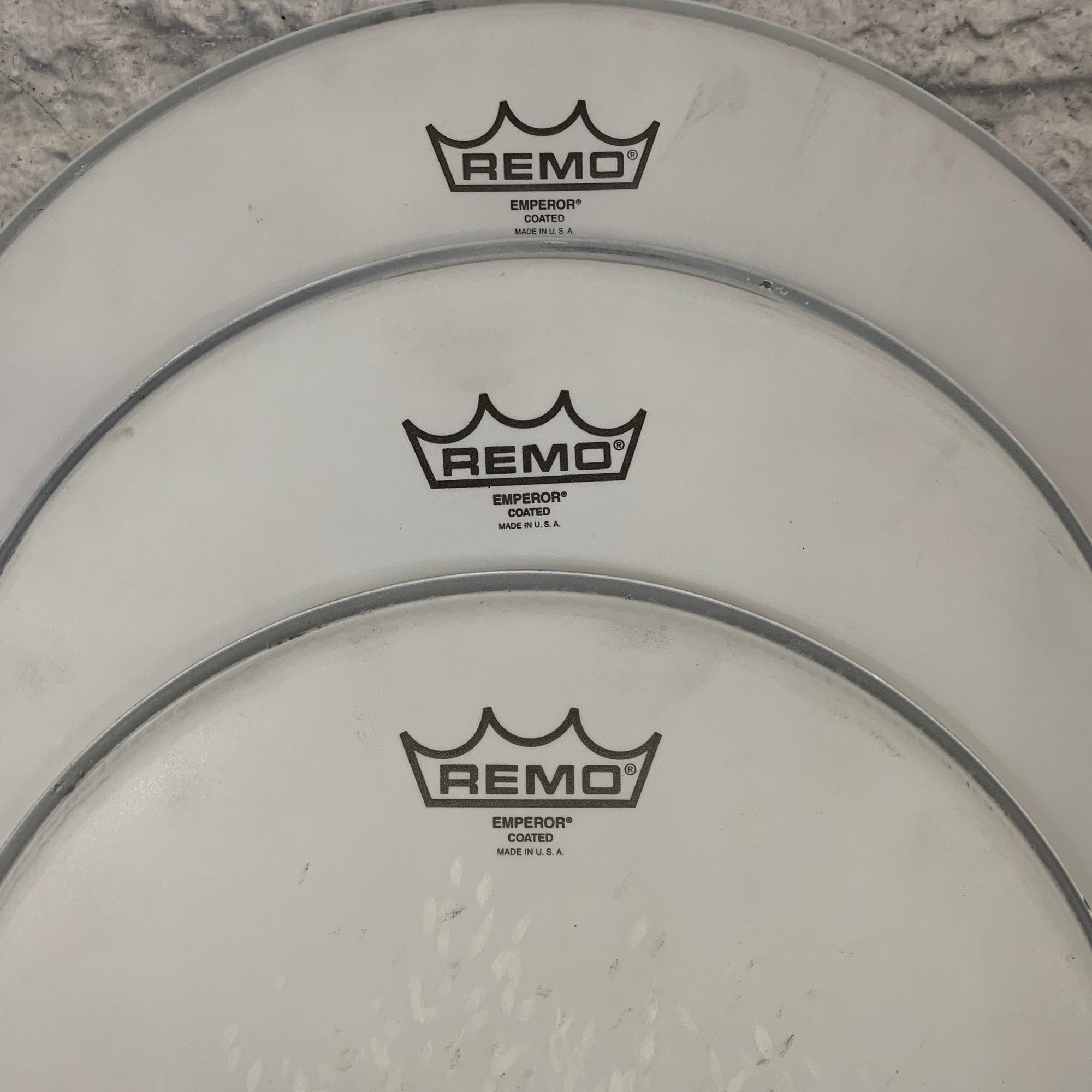Remo Emperor Coated Drumhead Pack 12" 13" 16" (Used)
