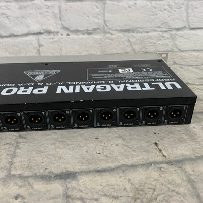Behringer Ultragain Pro-8 Digital 8-Channel AD DA Converter ADA8000