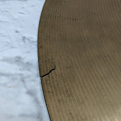 Paiste 404 Brown Label 18 CRACKED Crash Cymbal