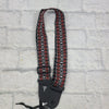 Perri's Leathers NWSH-287 Red and Black Pattern Guitar Strap
