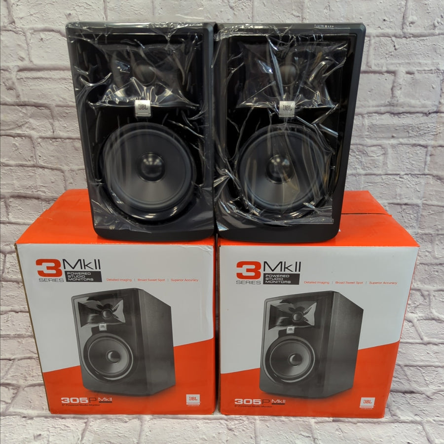 JBL 305P mkII Active Studio Monitor Pair