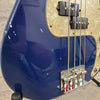 Squier P-Bass Blue 4 String Bass Guitar