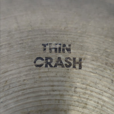 Vintage Zildjian Hollow Logo 16" Thin Crash Cymbal - 1000g
