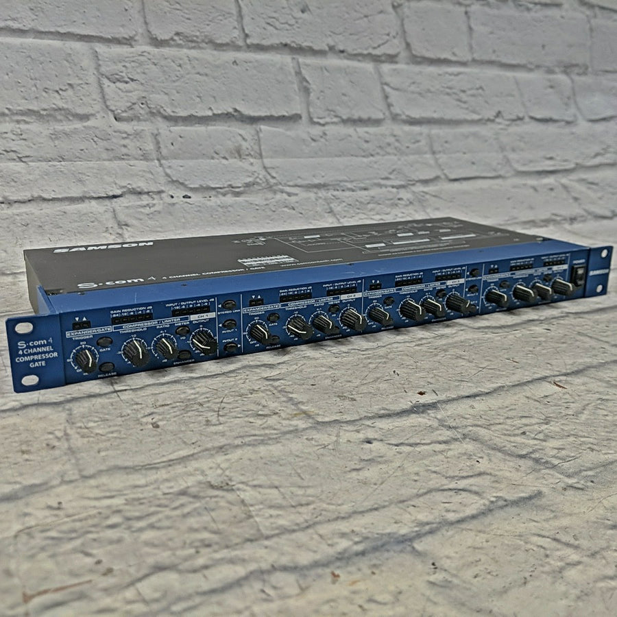 Samson S-Com 4 4-Channel Rack Compressor Gate