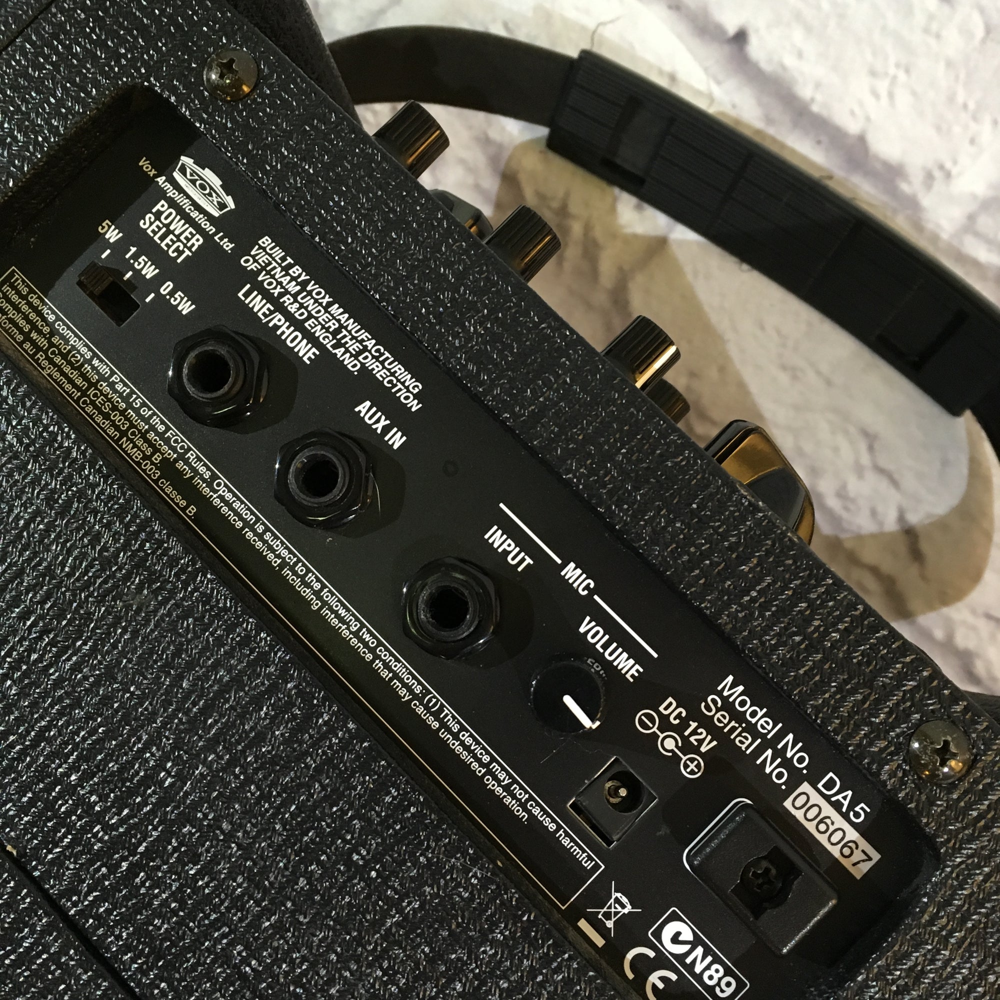 Vox DA5 Battery Powered Amp