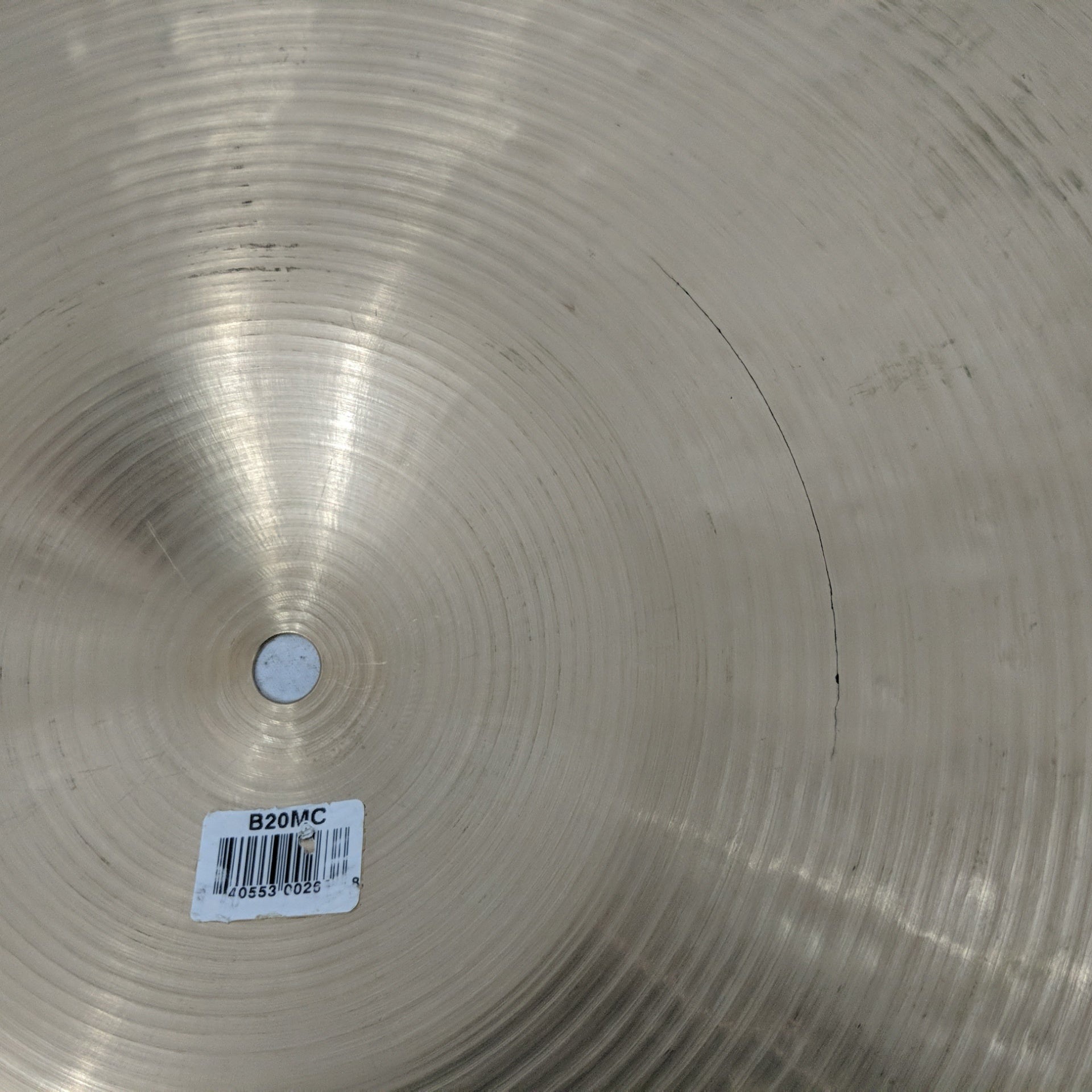 Meinl Byzance 20" Medium Crash (Small Crack)