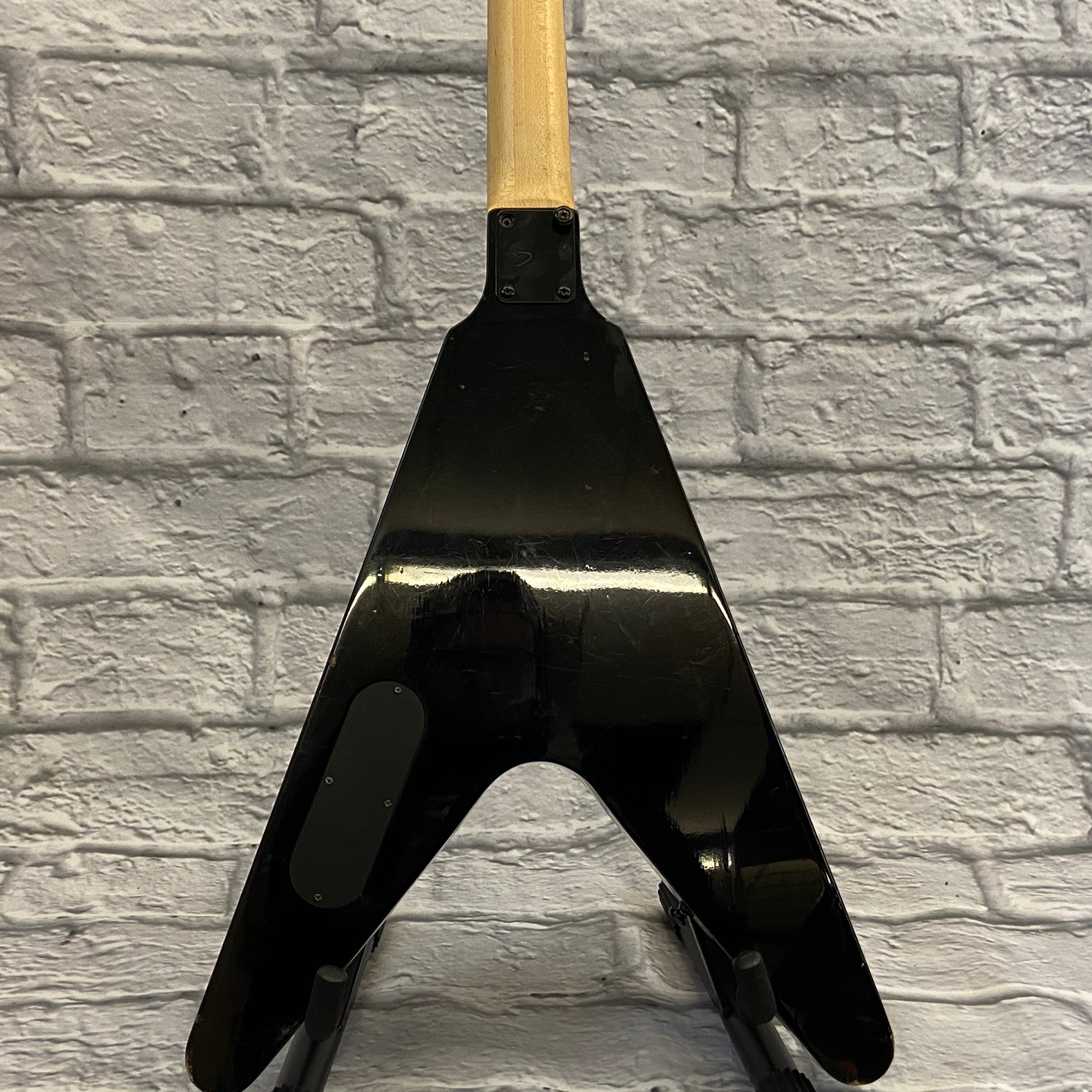 2012 Dean Metalman Flying V 4 String Bass