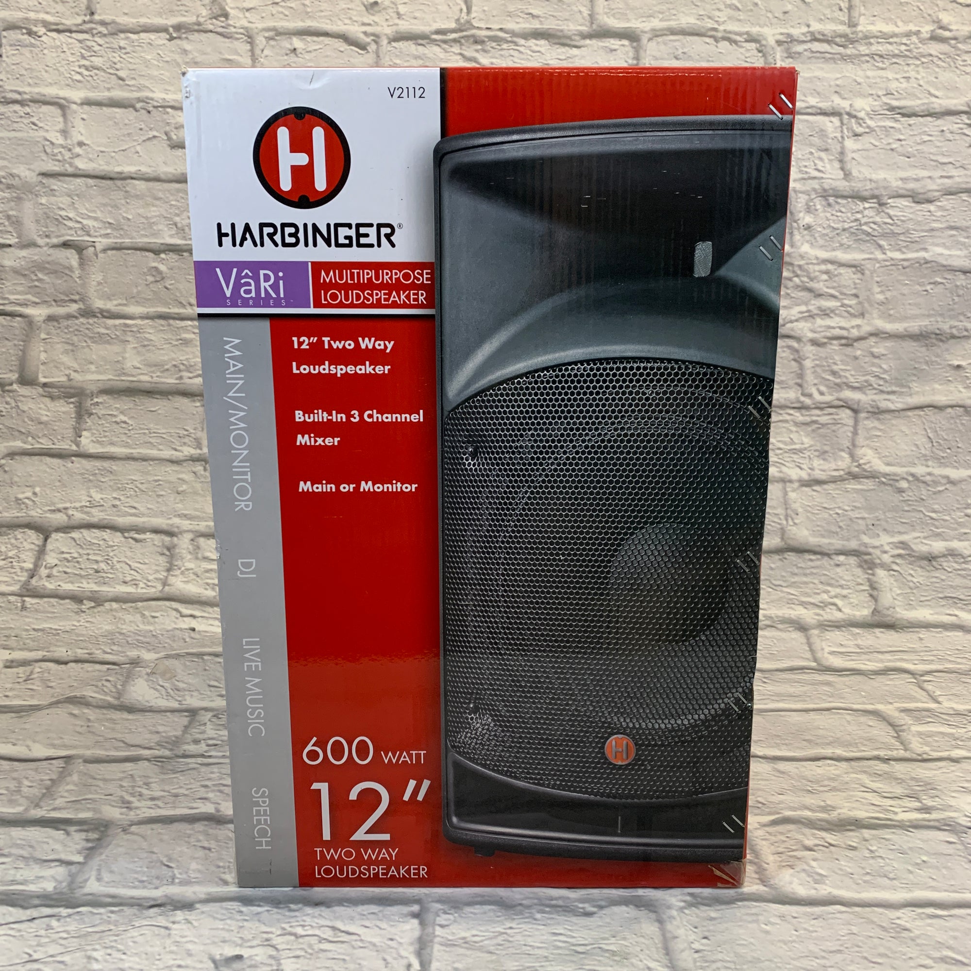 Harbinger 600 sale watt powered speaker