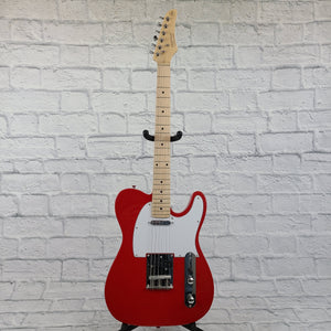 Nashville Guitar Works 125 Single Cutaway - Red,  Maple Fretboard