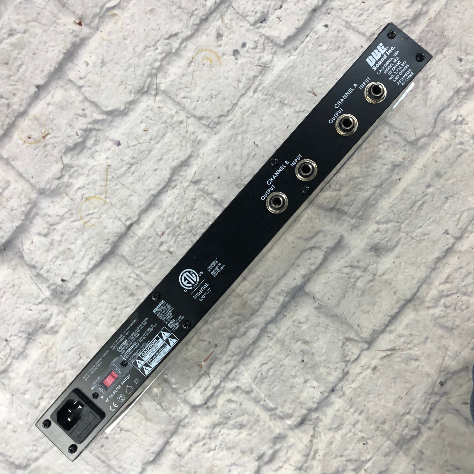 382i BBE 382i Sonic Maximizer Rack Unit - Evolution Music