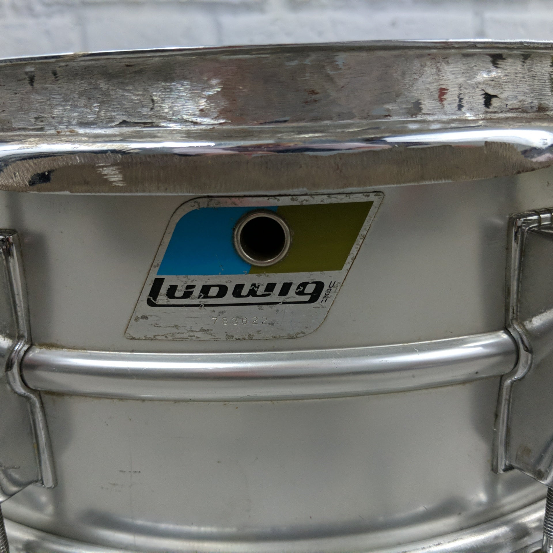 1970's Ludwig Acrolite 5x14 Aluminum Snare