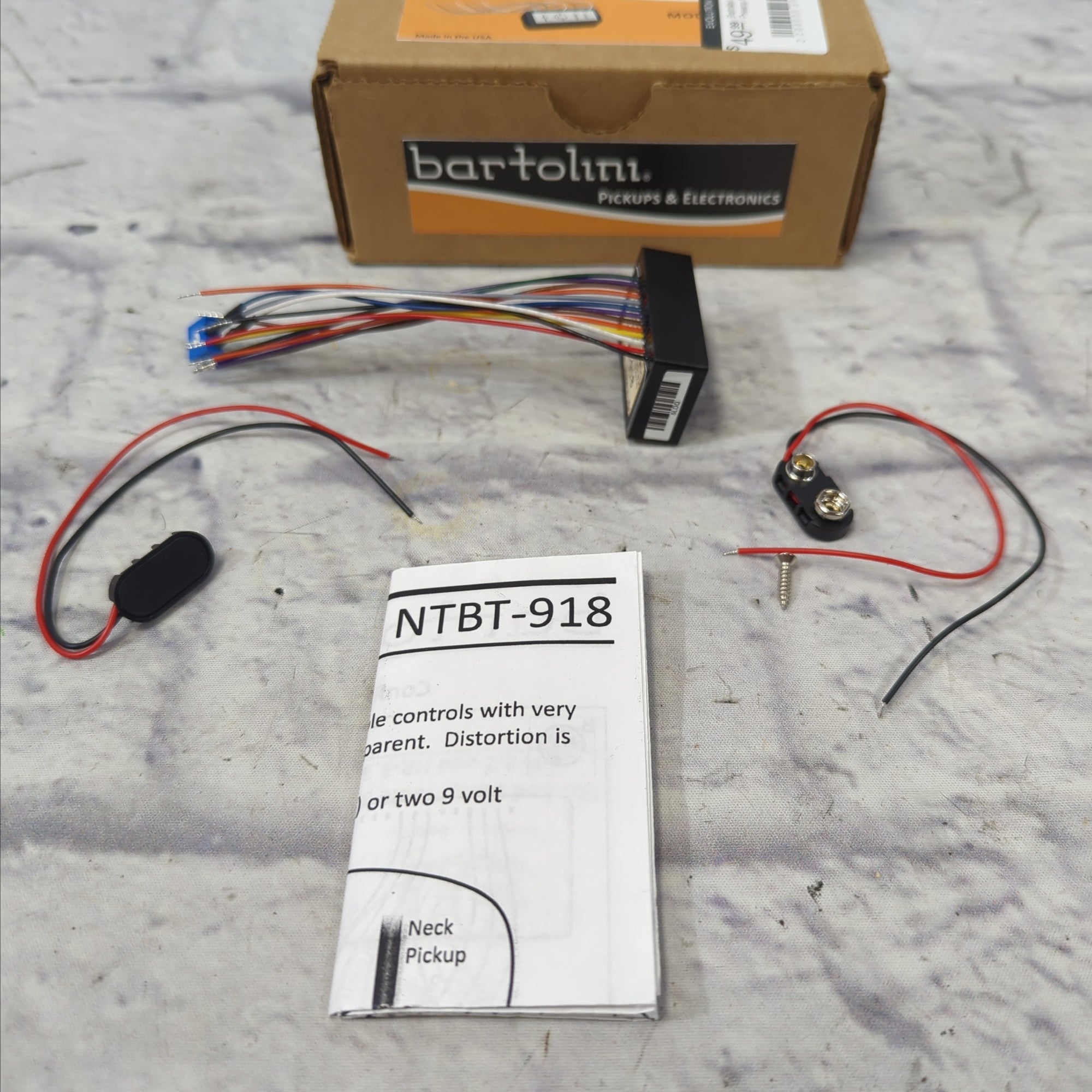 Bartolini NTBT-918 Preamp Module Only