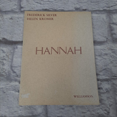 Hannah Frederick Silver and Helen Kromer Vocal Score Book