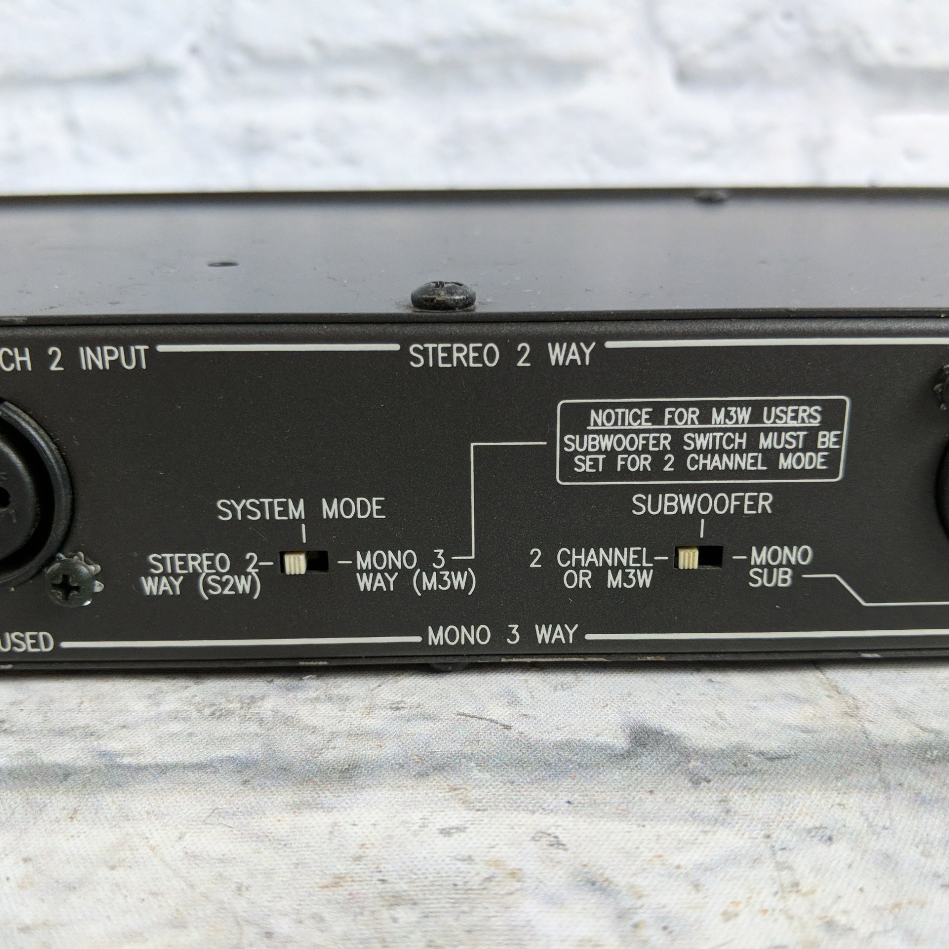 Rane AC22B Active Crossover With Balanced XLR Ins and Outs
