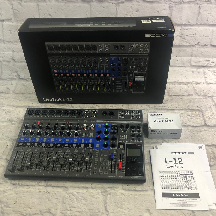 Zoom L-12 LiveTrak Digital Mixer