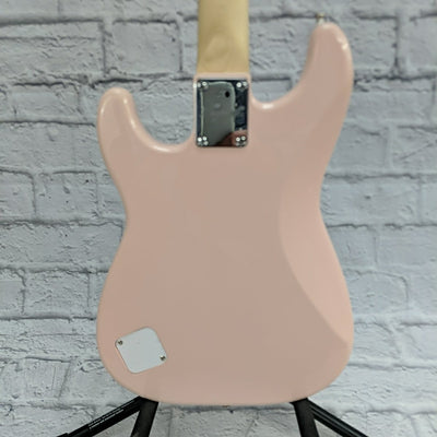 Squier Mini Stratocaster Shell Pink Short Scale Electric Guitar