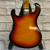 Vintage 1960's Dyko 2-Pickup Electric Guitar Sunburst