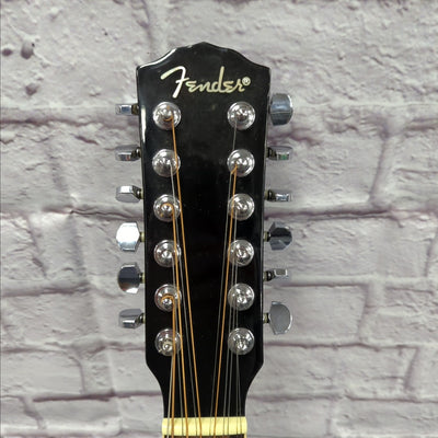 Fender DG-16E-12 Black Acoustic 12-String Guitar