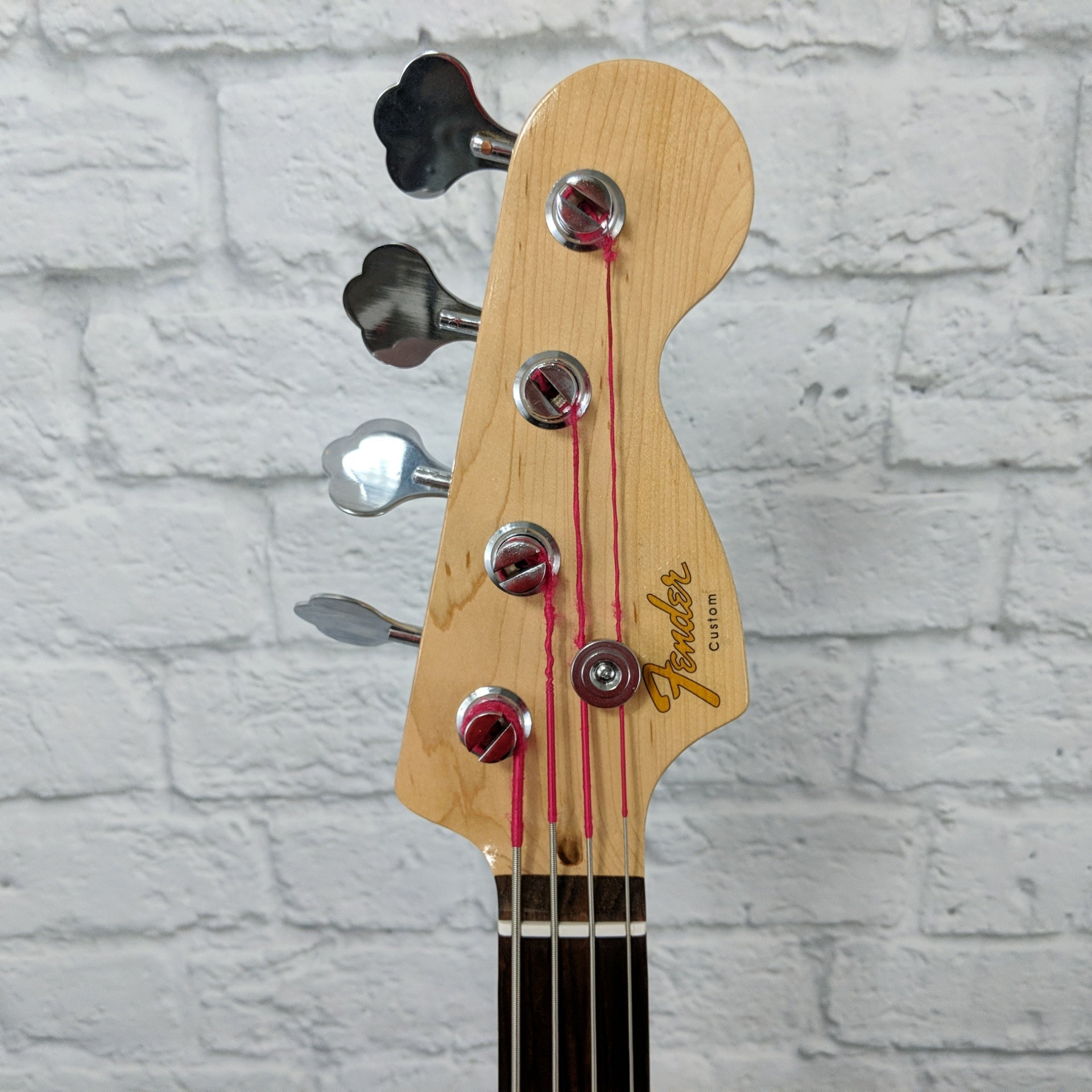 ** Squier 4 String Precision P Bass Partscaster Red