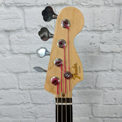** Squier 4 String Precision P Bass Partscaster Red