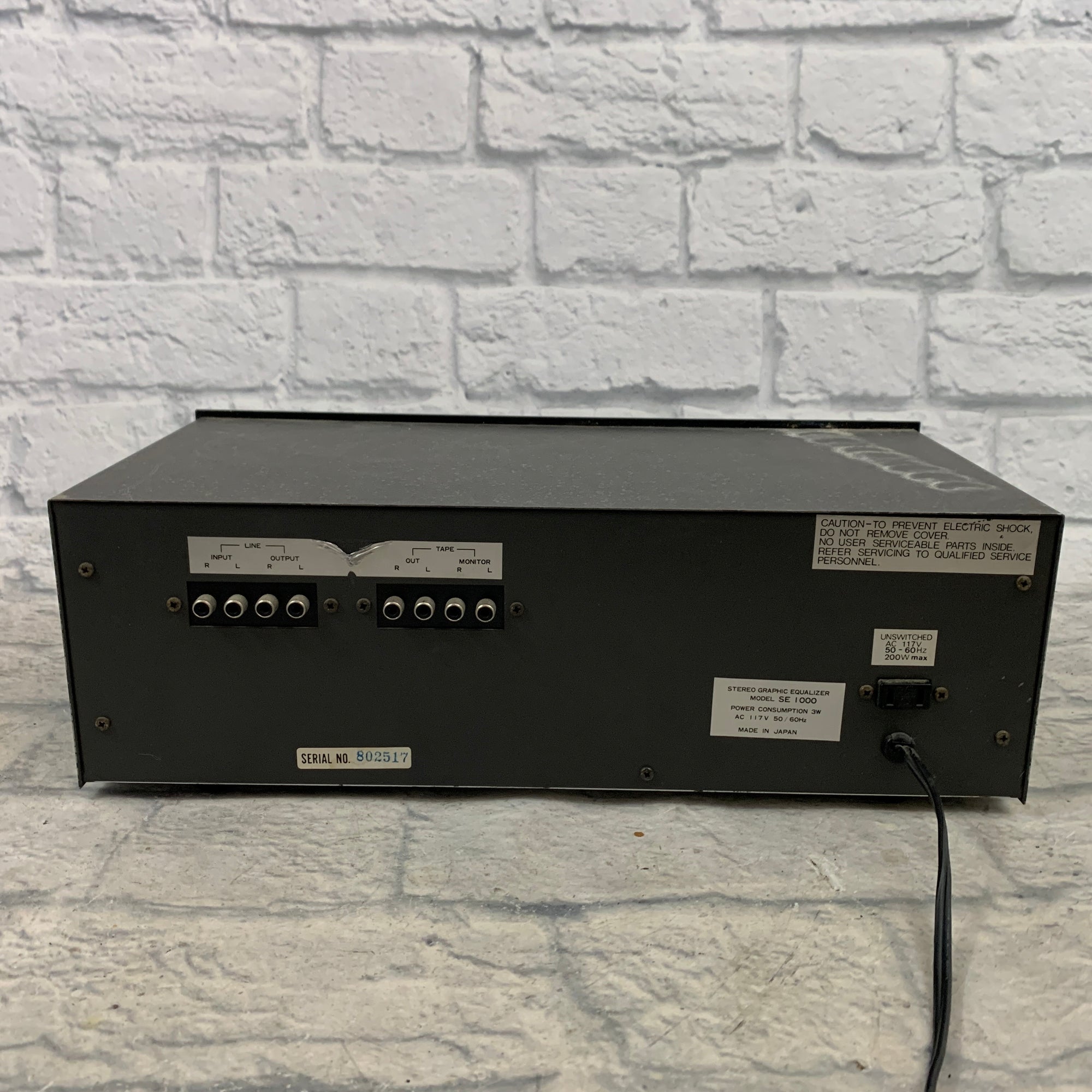 MegaTech SE 1000 10-Band Equalizer Rack EQ