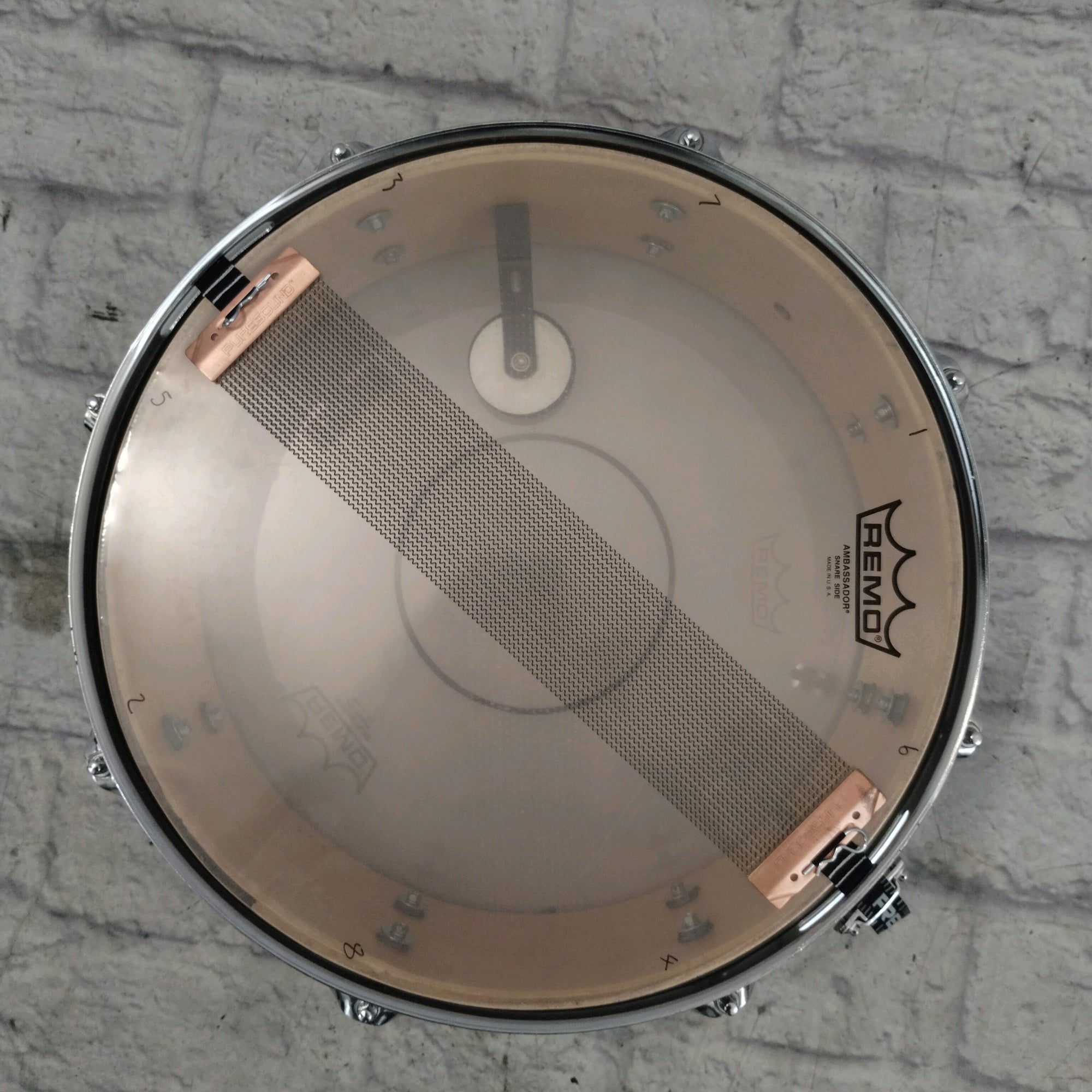 Ludwig LR717 Chrome over Wood Snare Drum