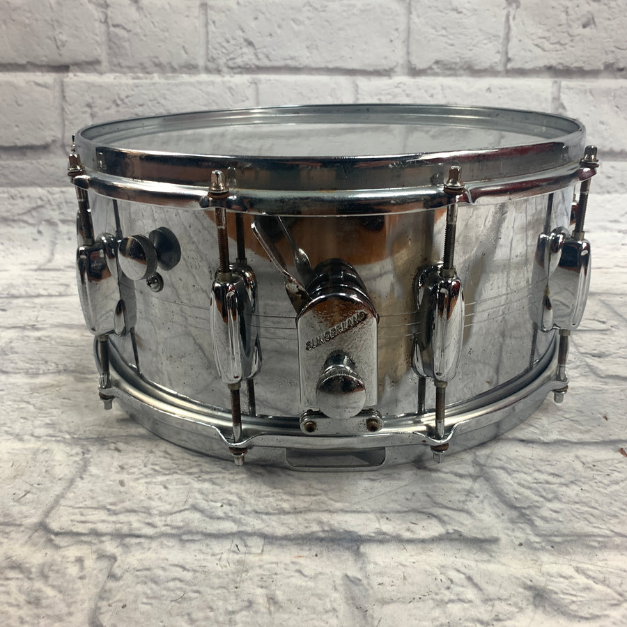 Slingerland 14 x 6.5 Chrome Over Steel Snare Drum