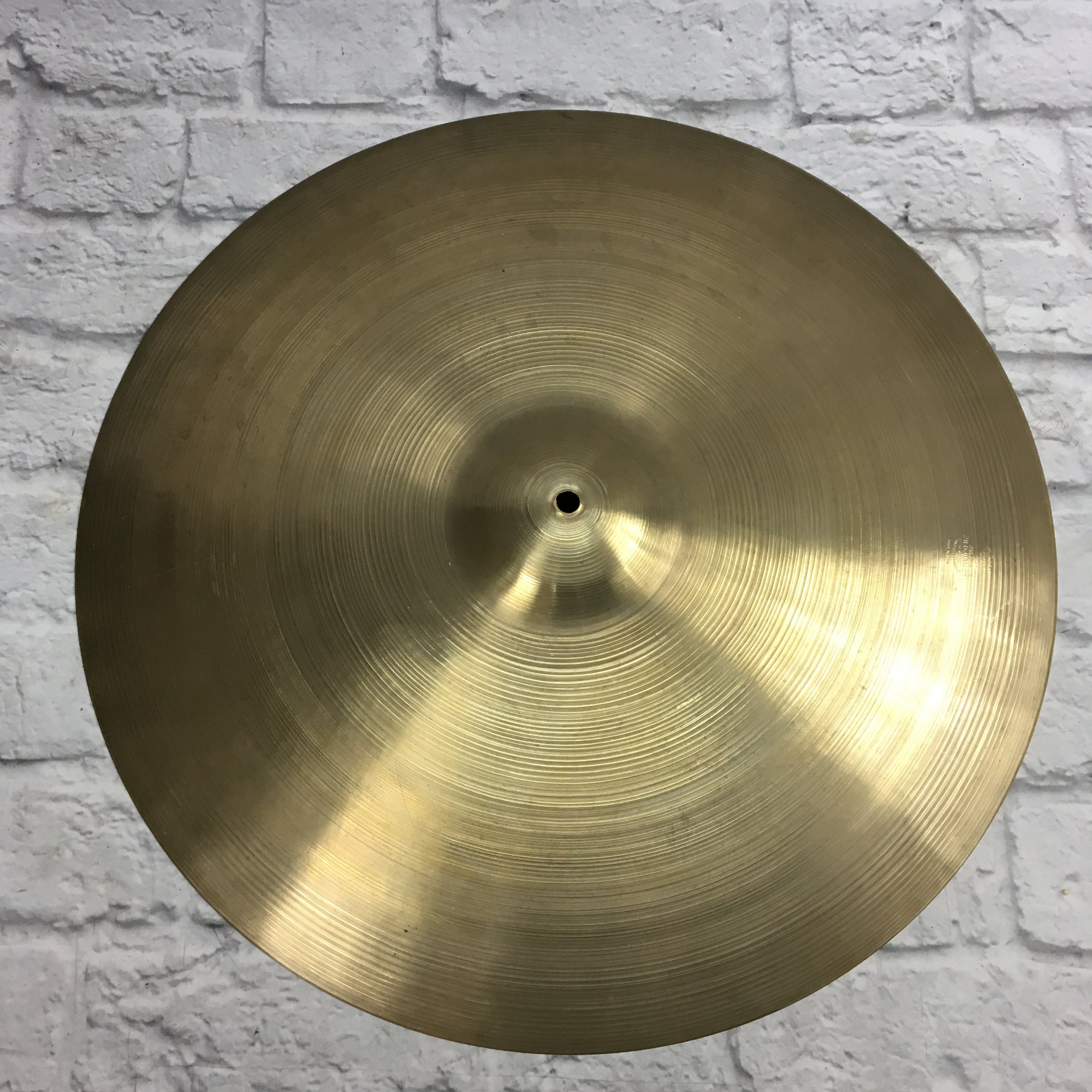 Vintage 1970s Zildjian 24in Ride Cymbal