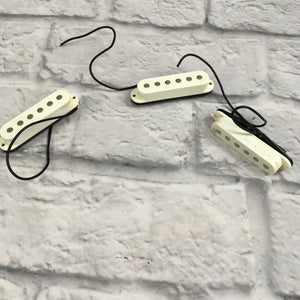 Unknown Strat White Electric Guitar Pickups - Set  of 3